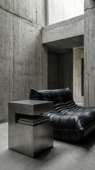 Side Table Mag Stainless Steel - Mesa Lateral Mag Acero Inox