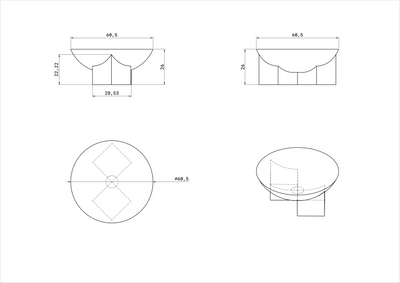 Volcanic Center Table