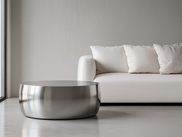 SS-09.2 Luna Stainless Steel Coffee Table