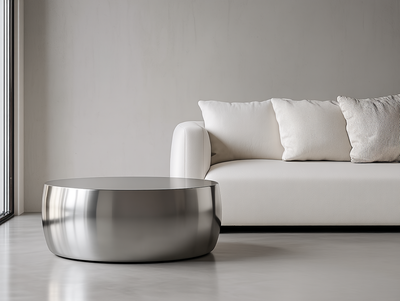 SS-09.2 Luna Stainless Steel Coffee Table
