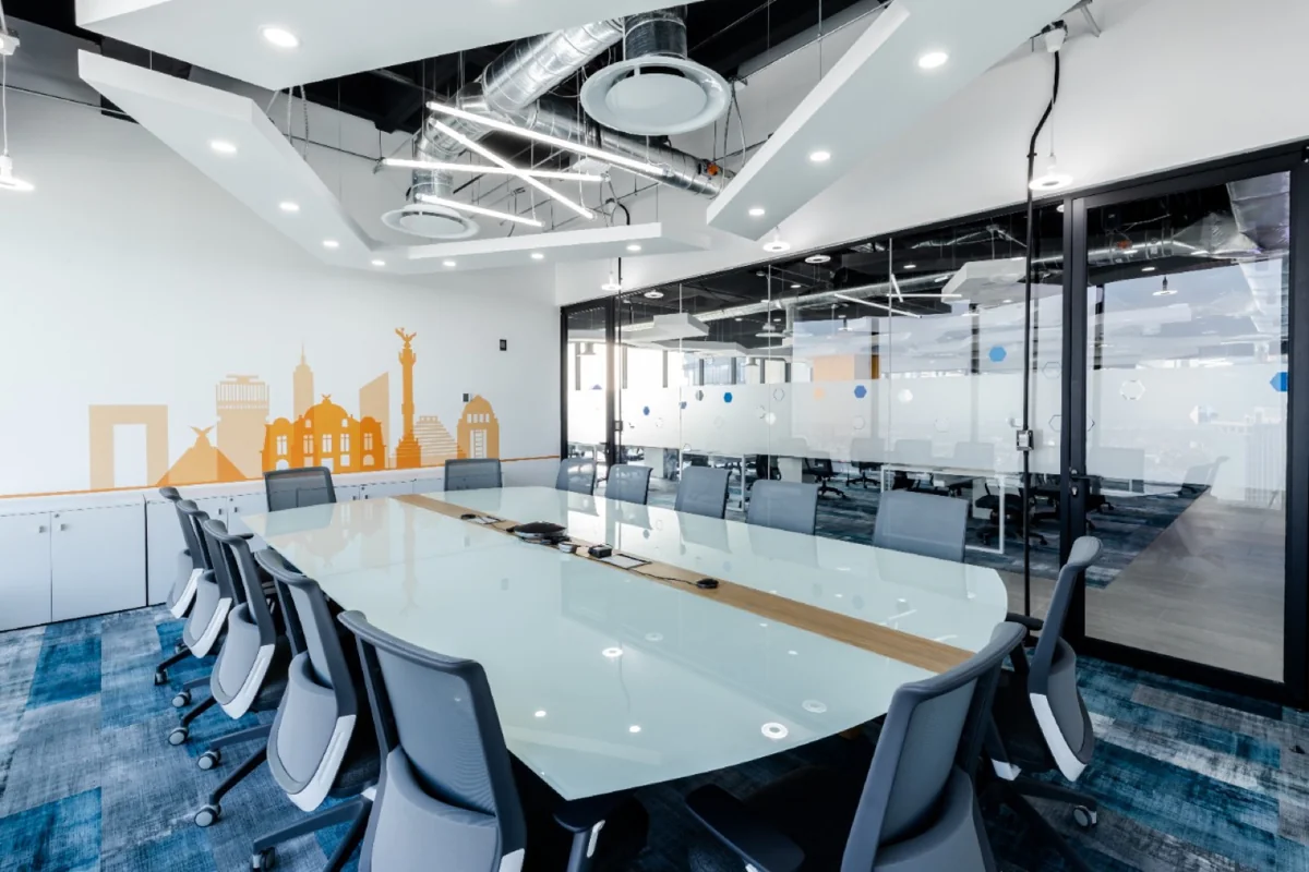 Sala de juntas de las oficinas Vivo